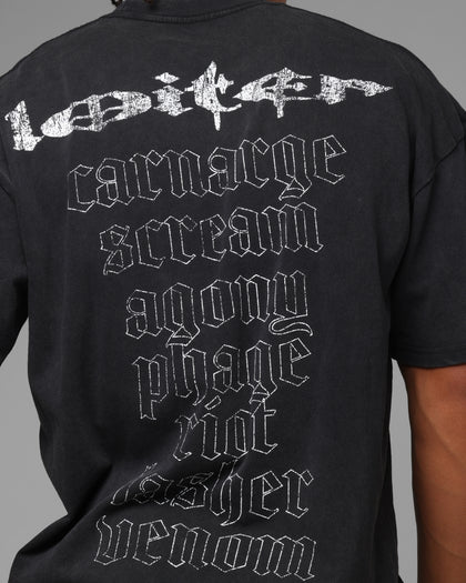 Loiter Marvel Symbiote Vintage T-Shirt Black