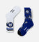 Foot-ies Canterbury-Bankstown Bulldogs Crew Socks 2 Pack White/Blue