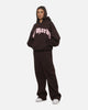 Ed Hardy Women's Distressed Trackpants Brown