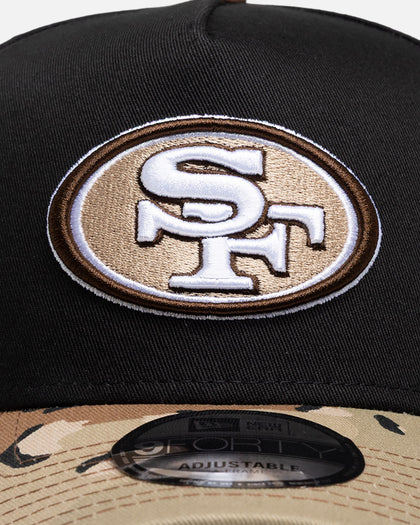 New Era San Francisco 49ers "NFL 26 AU Two Tone" 9Forty A-Frame Snapback Black/Camo