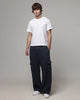 American Thrift Cargo Wide Leg Track Pants Washed Black