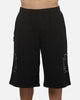 Saint Morta Marked Baggy Sweat Shorts Off Black