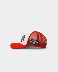 Saint Morta Pro Racing Trucker Cap Snapback Red/White