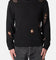 MNML Distressed Sweater Black