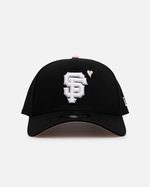 New Era San Francisco Giants 'Pink Satin Hearts 2.0' 9FORTY A-Frame Snapback Black/Pink