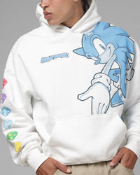 Loiter x Sonic The Hedgehog Emerald Hoodie Off White