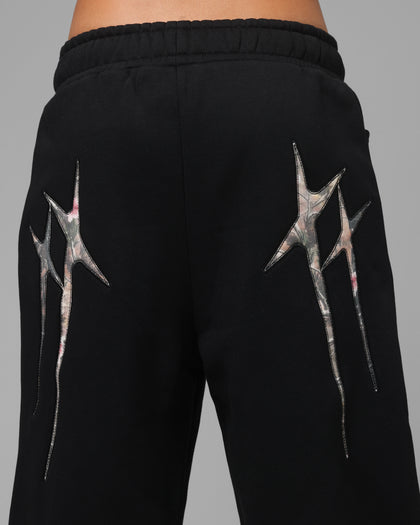 Loiter Premium Hybrid Sweat Pants Black/Camo