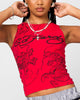 Ed Hardy Women's Dragon Tank Red