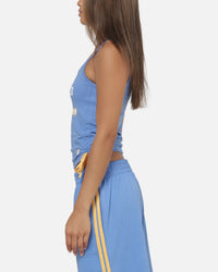 Majestic Athletic Women's New York Yankees Rouched Tank Marina Blue