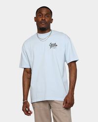 Carré Script T-Shirt Light Blue