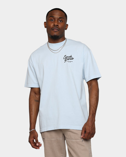 Carré Script T-Shirt Light Blue
