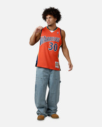 Mitchell & Ness Golden State Warriors Stephen Curry 2010 Swingman Jersey Orange