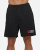 S Double Timeless Poplin Volley Beach Shorts Black