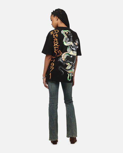 Ed Hardy Panther T-Shirt Black