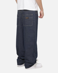 Carre Grid Solace Jeans Stone Blue