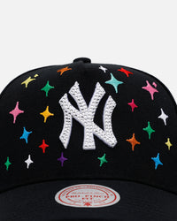 Mitchell & Ness New York Yankees 'Rhinestone Luxury' Pro Pinch Snapback Black