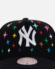 Mitchell & Ness New York Yankees 'Rhinestone Luxury' Pro Pinch Snapback Black
