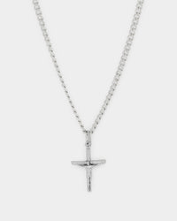 Saint Morta Crucifix Pendant White Gold