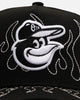 New Era Baltimore Orioles 'Outline Flames' 9FORTY A-Frame Snapback Black