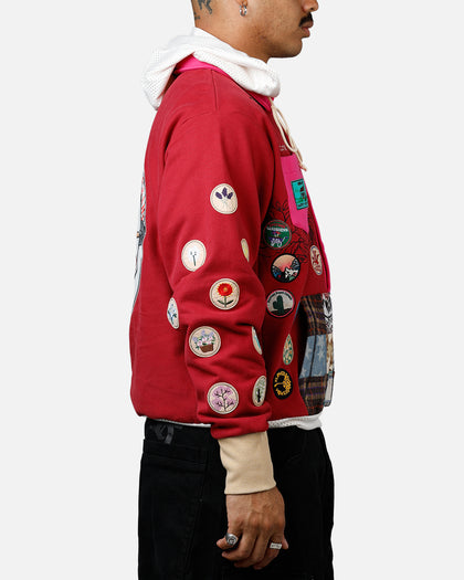 ABC Patch Hoodie Rose