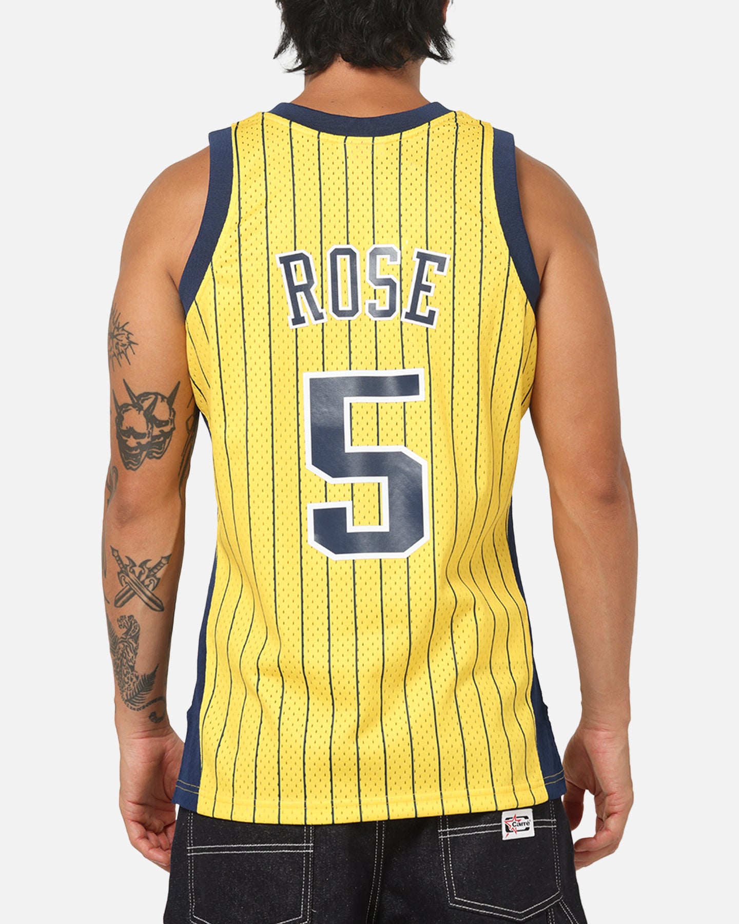 Mitchell & Ness Indiana Pacers Jalen Rose #5 Swingman Road Jersey