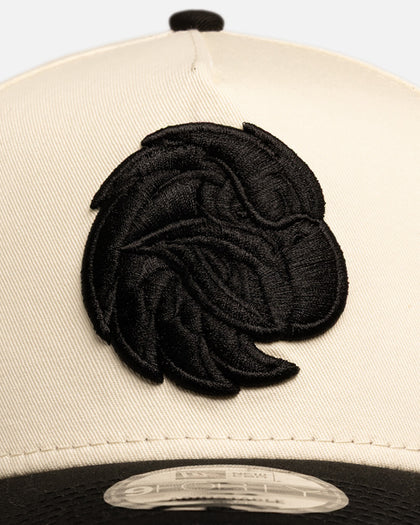 New Era Manly Warringah Sea Eagles 'Chrome Black' 9FORTY A-Frame Snapback White/Black