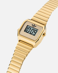 Adidas IP Gold SST Case Gold Mask Bracelet Watch Gold