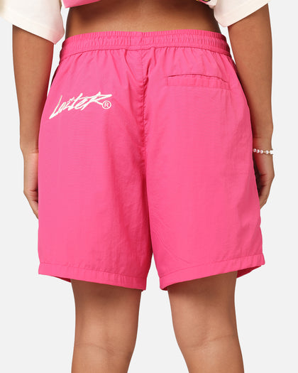 Loiter Motorway Walk Shorts Pink