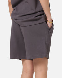 Adidas Trefoil Essentials Waffle Shorts Grey Strata