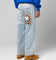 Ed Hardy Wide Leg Skull Jeans Light Blue