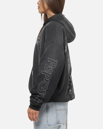 Represent Beach Boys Endless Summer Hoodie Stained Black