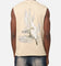 Saint Morta Doves Oversized Muscle T-Shirt Stone