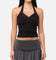 XXIII Women's Rib Halter Top Black