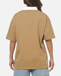 Vouseti Post Game Polo Shirt Latte