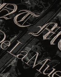 Saint Morta The Cross Boxy T-Shirt Black Acidwash