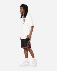 Jordan Dri-FIT Mesh Diamond Shorts Black/Orange