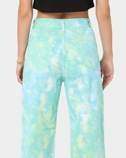 XXIII Women's Tallula Tie Dye Jeans Green