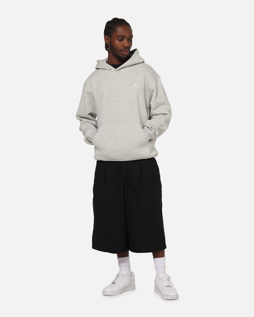 Jordan Brooklyn Fleece Pullover Hoodie Grey Heather/White