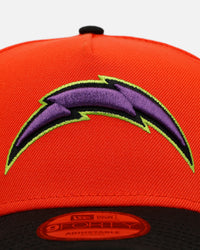 New Era Los Angeles Chargers 'Halloween' 9FORTY A-Frame Snapback Orange/Black
