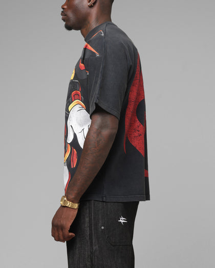 Loiter x Sonic The Hedgehog Shadow Vintage T-Shirt Black