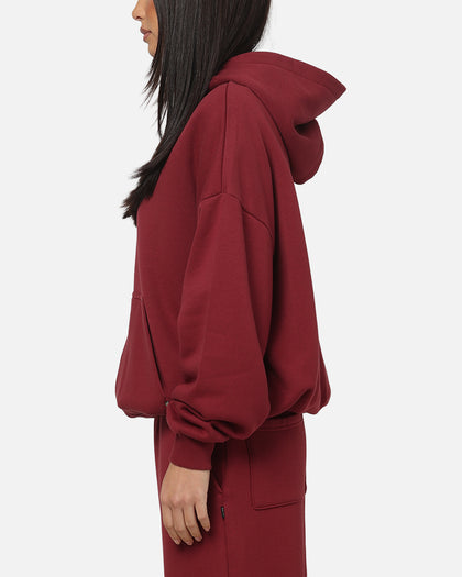 Carre Rivet Hoodie Burgundy