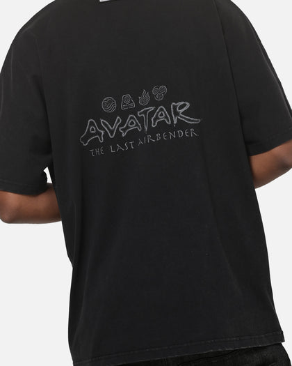 73Studio x Avatar: The Last Airbender Azula All Over Print T-Shirt Black Acidwash