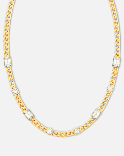 Guess Mainline Barrio 21" Supremo Gold Chain Necklace Gold