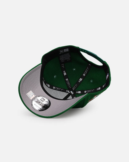 New Era Boston Celtics 'Candy Cane Side Patch' 9FORTY A-Frame Snapback Official Team Color