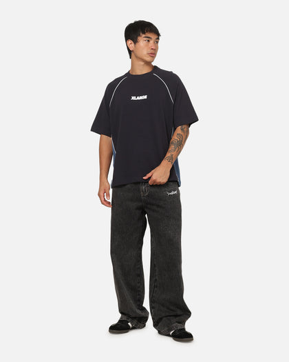 X-Large Raglan Panel Gorilla Fit T-Shirt Navy