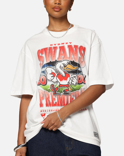 Mitchell & Ness Sydney Swans Mascot T-Shirt Vintage White