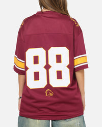 Bleacher Athletic Brisbane Broncos NRL Gridiron Mesh Jersey Official Team Color