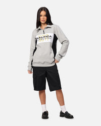 Nautica Mallard 1/4 Zip-Up Top Grey Marle