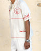 404 Frontier Embroidered Button Up Shirt Off White