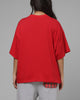 Loiter Script T-Shirt Red